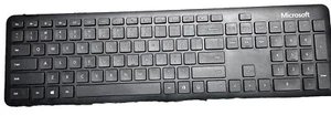 Microsoft - Full-size Wireless Bluetooth Keyboard Model 1898 - Black - Picture 1 of 16
