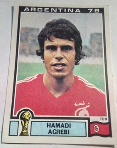 FIGURINA CARD-PANINI-ARGENTINA 78 # 161-TUNISIA-HAMADI AGREBI -  NUOVA NEW - Picture 1 of 1