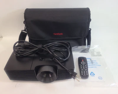 Dell 1450 DLP Projector 3000 ANSI Lumens 14 Lamp Hours w/ Accessories - Image 1 of 4