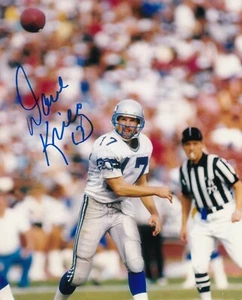DAVE KRIEG SEATTLE SEAHAWKS ACTION SIGNED 8x10 - Picture 1 of 1