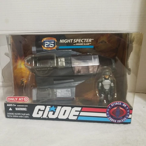 G.I. Joe 2007 Night Specter with Grand Slam 25th Anniversary Target Sealed NEW Cover