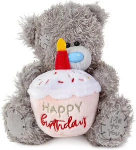 Me to You 7" Happy Birthday Cake Plush Bear Tatty Teddy - Picture 1 of 5