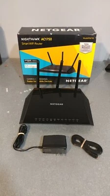 NETGEAR Nighthawk R6700v2 AC-1750 Internet High Speed Router Wi-Fi - Image 1 of 4