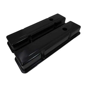 Fits 58-86 SBC Tall Valves Covers Black by Racing Power Co-Packaged R9215BK - Picture 1 of 1