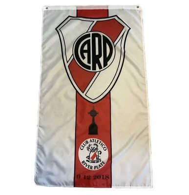 Camiseta River Plate Fútbol Nueva Bandera Estilo 3x5’ Bandera CARP Libertadores Foto 1 de 4