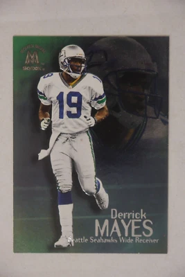Derrick Mayes skybox 2000 fleer 23 Seattle Seahawks metal - Image 1 of 2