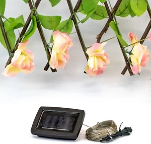 Gardenwize Enrejado de Jardín Extensible LED Alimentado por Energía Solar Impermeable IP44 - Imagen 1 de 3