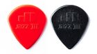 Jim Dunlop Jazz III Guitar Picks - pack of 6 picks with a choice of RED or BLACK