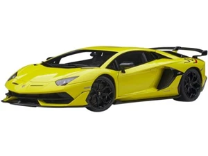 LAMBORGHINI AVENTADOR SVJ GIALLO TENERIFE PEARL YELLOW 1/18 BY AUTOART 79175 - Picture 1 of 7