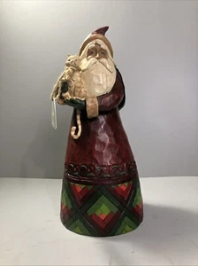 2002 JIM SHORE SAMMLERFIGUR "SANTA CAT" Nr. C105167 Neu - Etikett - Bild 1 von 12