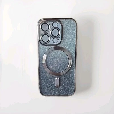 Para Apple iPhone 15 - Funda Cromo Parachoques MagSafe Impacto Cristal Transparente Foto 1 de 2