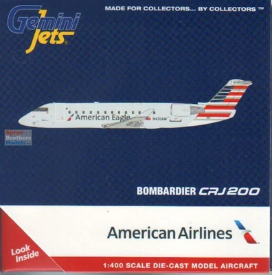 GEMGJ2367 1:400 Gemini Jets American Eagle CRJ-200LR Reg #N420AW Foto 1 de 2