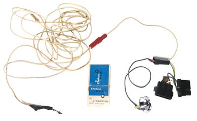 1963 1964 Chevrolet Radio Rear Speaker Wiring Complete w/NOS New Fader Control - Image 1 of 4