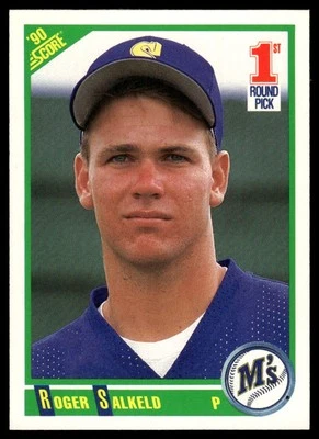 1990 Score #674 Roger Salkeld - Image 1 of 2