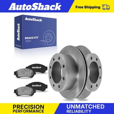 Rear Brake Rotors Ceramic Pads for Ford F-250 Super Duty F-350 Super Duty Foto 1 de 4
