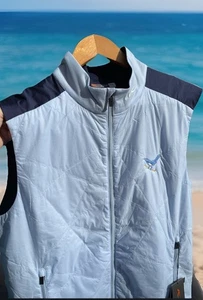 KJUS Golf Retention Vest Full Zip Water Repellent Stretch Men Size 50/M NWT - Picture 1 of 16