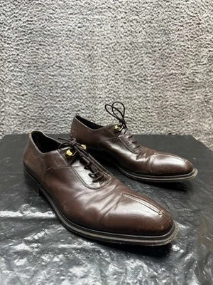 Zapatos de vestir Oxford de cuero con cordones Cesare Paciotti marrón para hombre talla 7,5 Reino Unido Foto 1 de 4