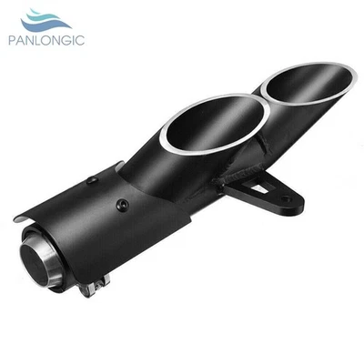 摩托车排气消声器管双出口通用摩托车 51 毫米 — 第 1/4 张图片