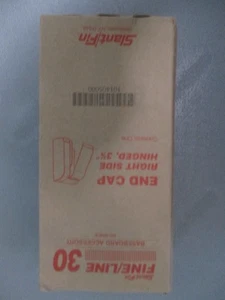 Fine/Line 30 3-3/4 In. Right-Hand End Cap For Baseboard Heaters In Nu White NEW - Picture 1 of 5