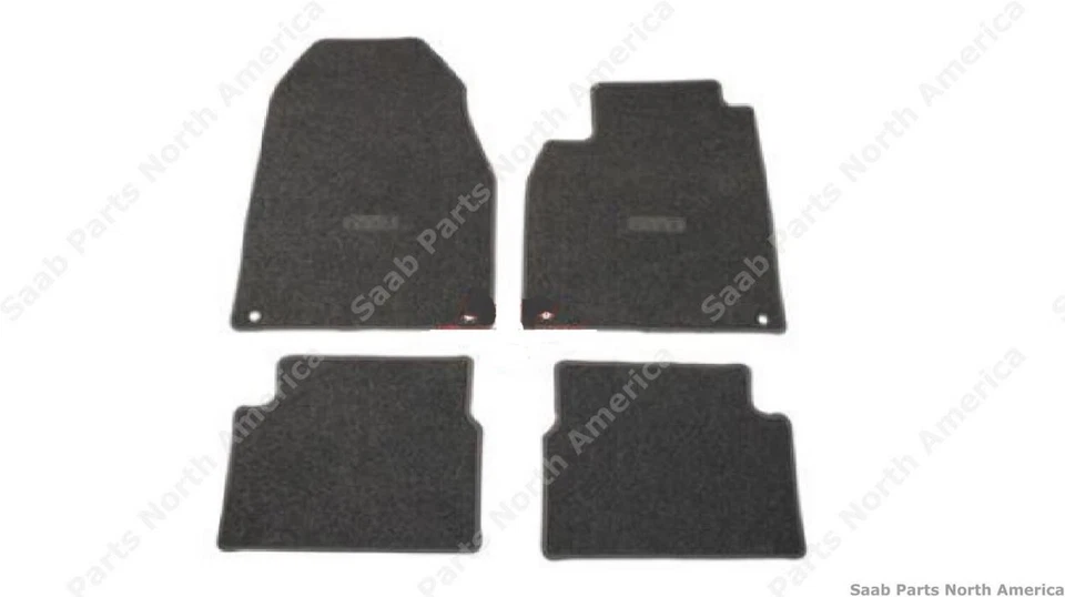 Genuine Saab Floor Mats - Black For 2007 Saab 9-3 93169144-AB Foto 1 de 1