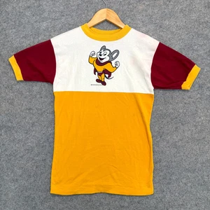 Vintage 1970 Mighty House Raglan Shirt Erwachsene Small? Seltenes Grafik T-Shirt 70er Terrytoon - Bild 1 von 15