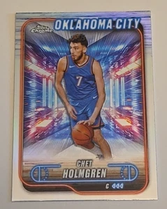 Baloncesto cromado Chet Holmgren refractor 2024-25 Topps #99 - Imagen 1 de 6