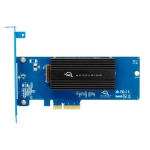 OWC Accelsior 1M2 PCIe 4.0 NVMe M.2 SSD Adapter Card – Mac Pro & PC Compatible - Picture 1 of 3