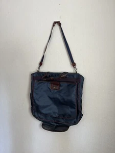 Vtg Pierre Cardin Hanging Folding Garment Bag Travel Zip Pockets Suit - Picture 1 of 5
