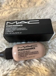 MAC Studio Radiance Face And Body Radiant Sheer Foundation (W3) 50ml/1.7oz NIB - Picture 1 of 4