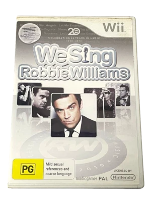 Robbie Williams We Sing Nintendo Wii PAL *Complete* Wii U Compatible - Image 1 of 2