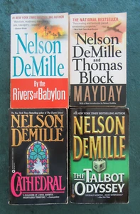 LOT 4 PB STANDALONE NOVELS BY NELSON DEMILLE: MAYDAY; CATHEDRAL, TALBOT ODYSSEY+ - Foto 1 di 4