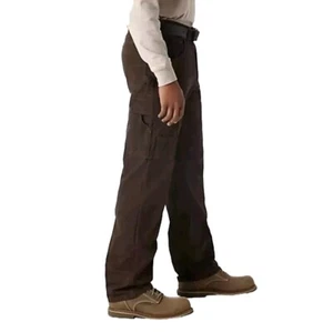 Wrangler RIGGS Workwear Ripstop Ranger Cargo Pants Men's Sz 50x30 In Dark Brown  - Picture 1 of 16