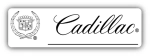 Cadillac Logo Auto Combo Car Bumper Sticker Decal - 3'', 5'', 6'' or 8'' - Picture 1 of 1