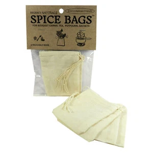 Regency Spice Beutel - Tee/Potpourri Bukett Garnis Wiederverwendbar 4 - Picture 1 of 1