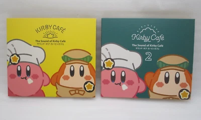 CD The Sound of Kirby Cafe 1 & 2 2CDs Set Japan import KBCI-00001 KBCI-00014 - Image 1 of 4