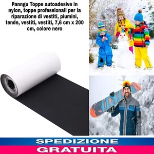 Toppe autoadesive in nylon,toppe x la riparazione di Vestiti Piumini 7,6x200cm - Foto 1 di 13
