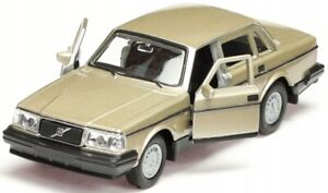 WELLY DieCast 1:34 VOLVO 240 GL GOLD New Model Car Metal in Box Sale  1/34