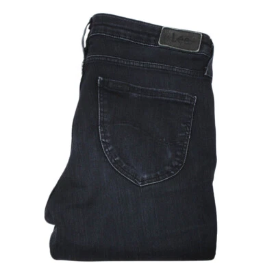 Lee Women Skinny Jeans 29x33 Dark Gray-Blue Slim Fit Cotton Blend Denim Stretch - Image 1 of 4