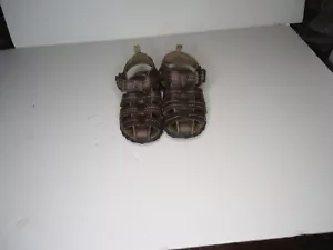 Carter’s Infant Toddler Boy Fishermans Sandal Brown Size 9 - Picture 1 of 5