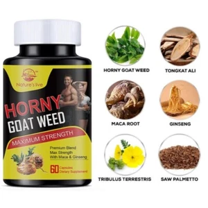 Male Enhancement SEX Boost Time Increase Pills for Men Hard Rock Stamina 60 Caps - Picture 1 of 10