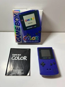 Grape Purple Nintendo Game Boy Color - COMPLETE with BOX and MANUAL (German Box) - Picture 1 of 10