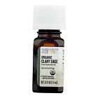 Aura Cacia 100% Pure Clary Sage Essential Oil | Certified Organic, GC/MS Tested