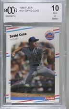 1988 Fleer David Cone #131 BCCG Mint