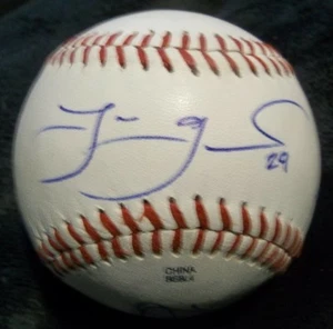 JOEY GUNKEL & JACOB DAHLSTRAND HANDSIGNIERT Carolina League Baseball - Bild 1 von 4