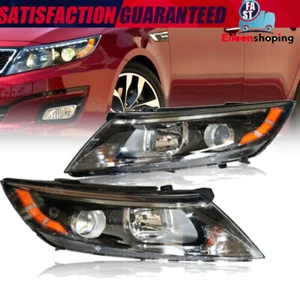 For 2014 2015 Kia Optima Pair Headlights Driver and Passenger Side Head Lamps - Picture 1 of 11