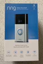Ring Wi-Fi Enabled Video Doorbell in Satin Nickel - BRAND NEW Factory Sealed