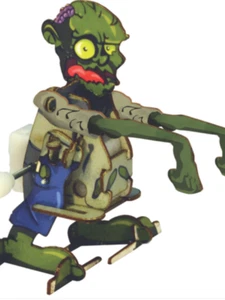 Build Your Own Wind-Up Zombie. Cool Funky Gift play walking dead free postage - Picture 1 of 1