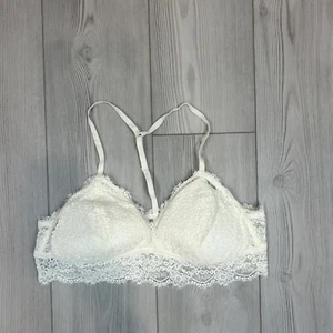 NWT Aerie XL White Lace Bralette T-Back - Picture 1 of 7