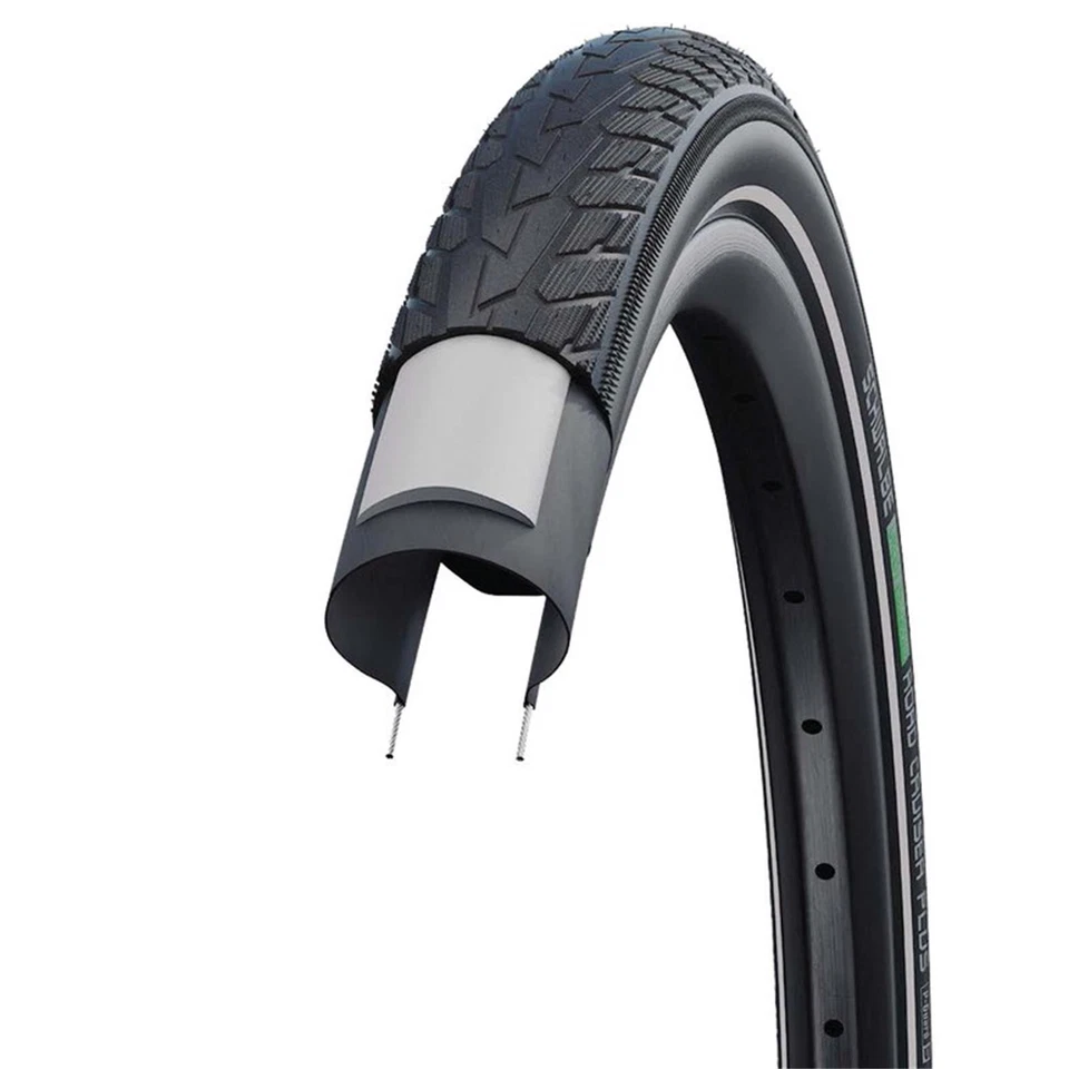 Schwalbe Reifen Road Cruiser Plus HS484 26x1.75" 47-559 sw-Ref.TSk PG Green E-25 - Bild 1 von 1