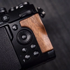 Empuñadura de mango de dedo de madera agarre pulgar hacia arriba sin pegamento para cámara Nikon ZF - Imagen 1 de 15